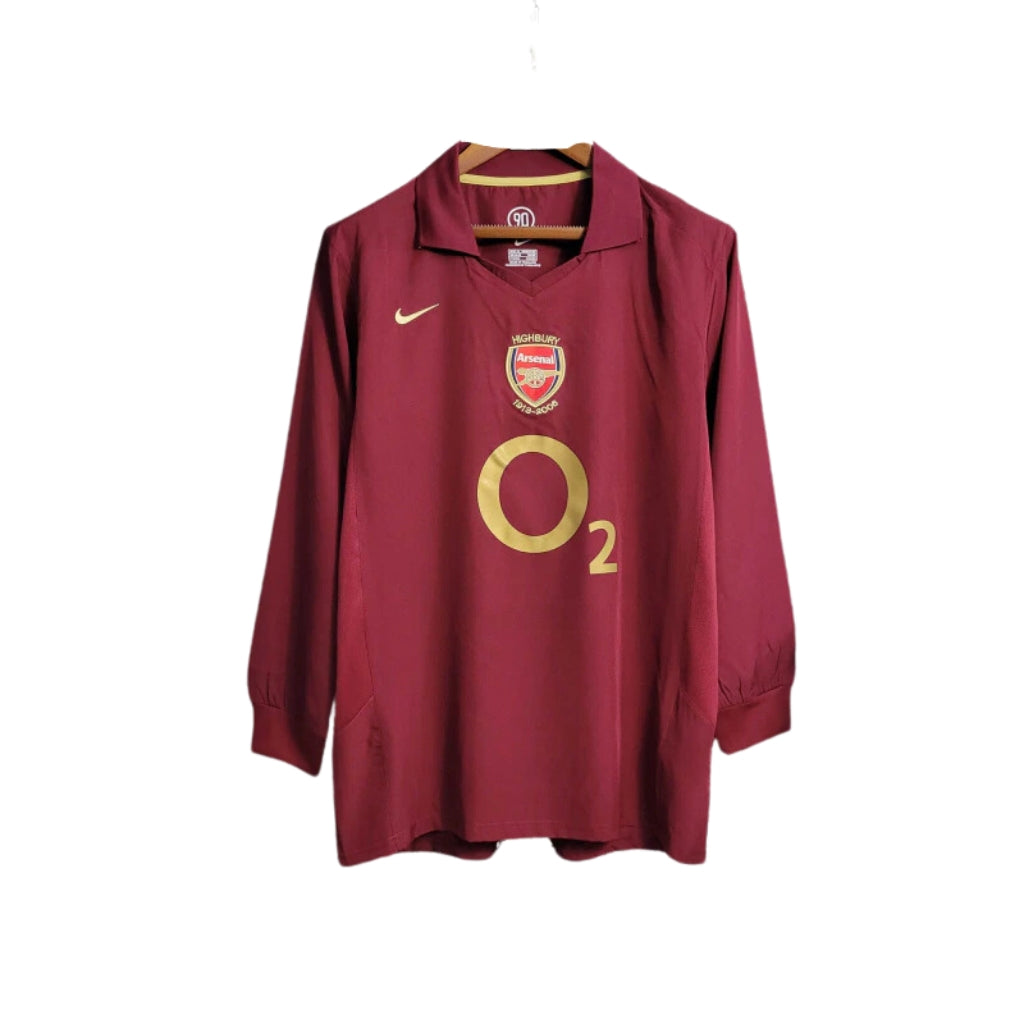 Arsenal Home Long Sleeve 2005/06