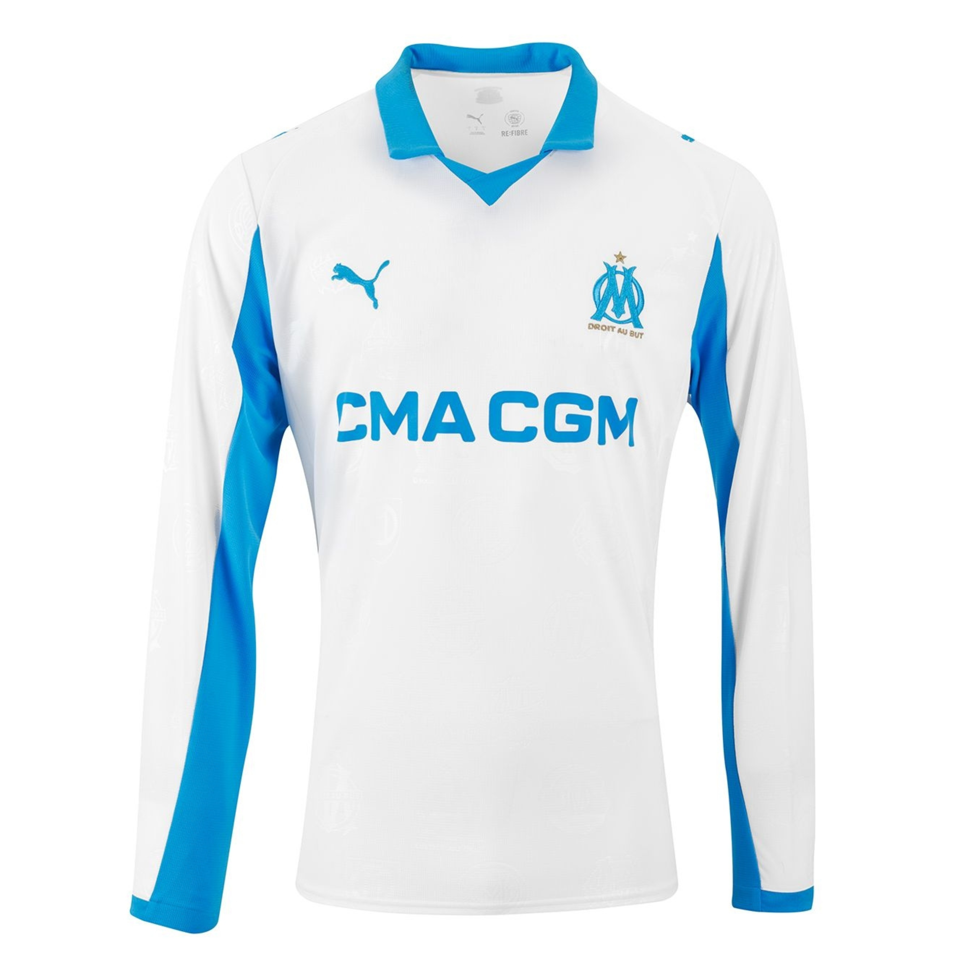 Marseille Home Kit 2025/26 Long Sleeve