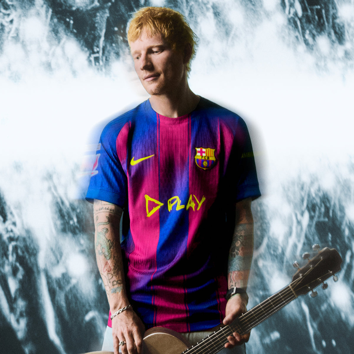 Limited Edition men's shirt FC Barcelon x Ed Sheeran 25/26