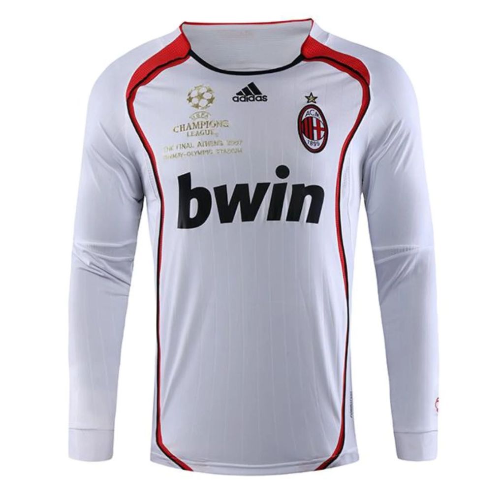 Camiseta de manga larga visitante del AC Milan 2006/07