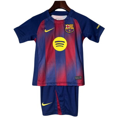 Barcelona Home kids kit 2025/26