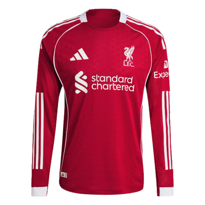 Liverpool Home kit 2025/26 Long Sleeve