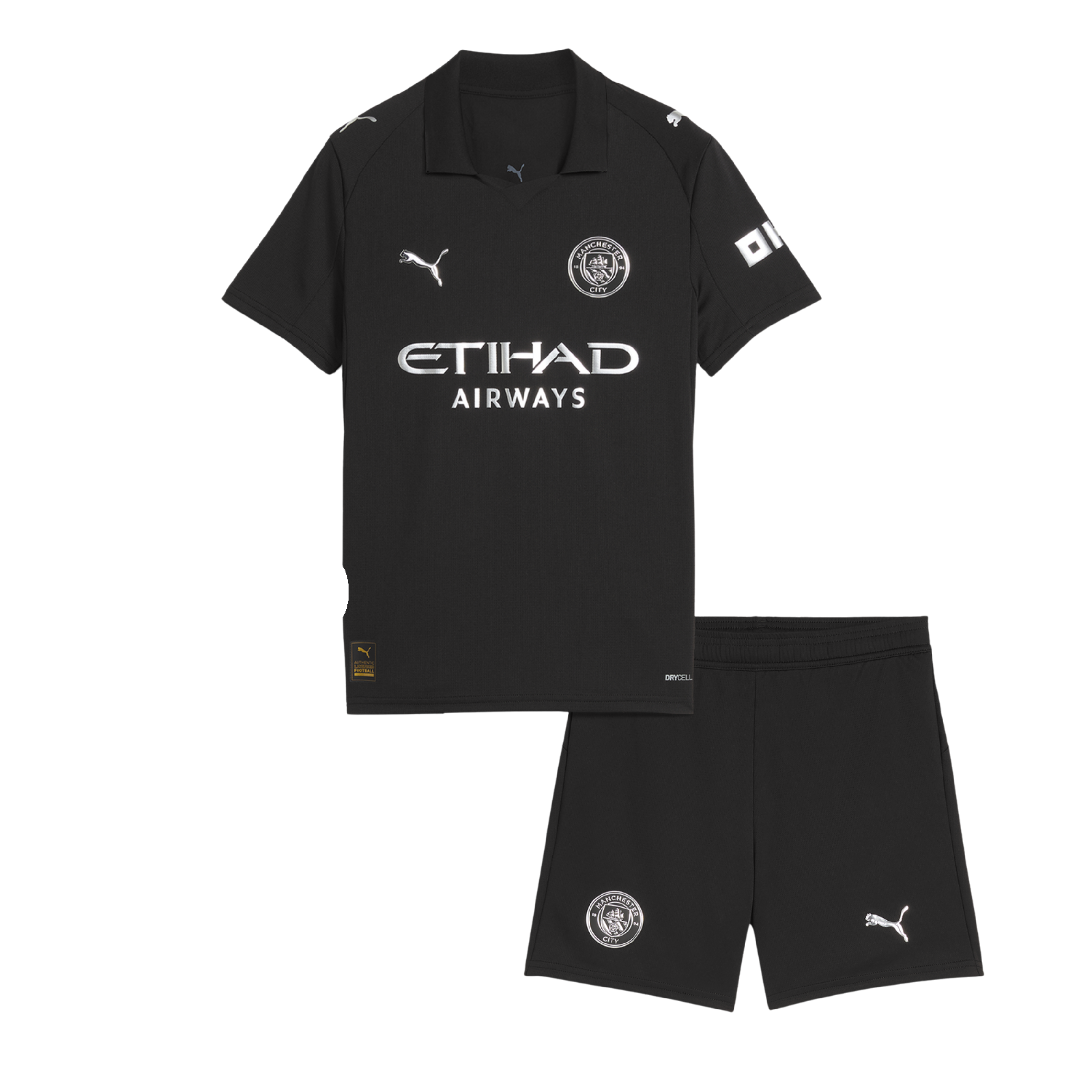 Manchester City Away kids kit 2025/26