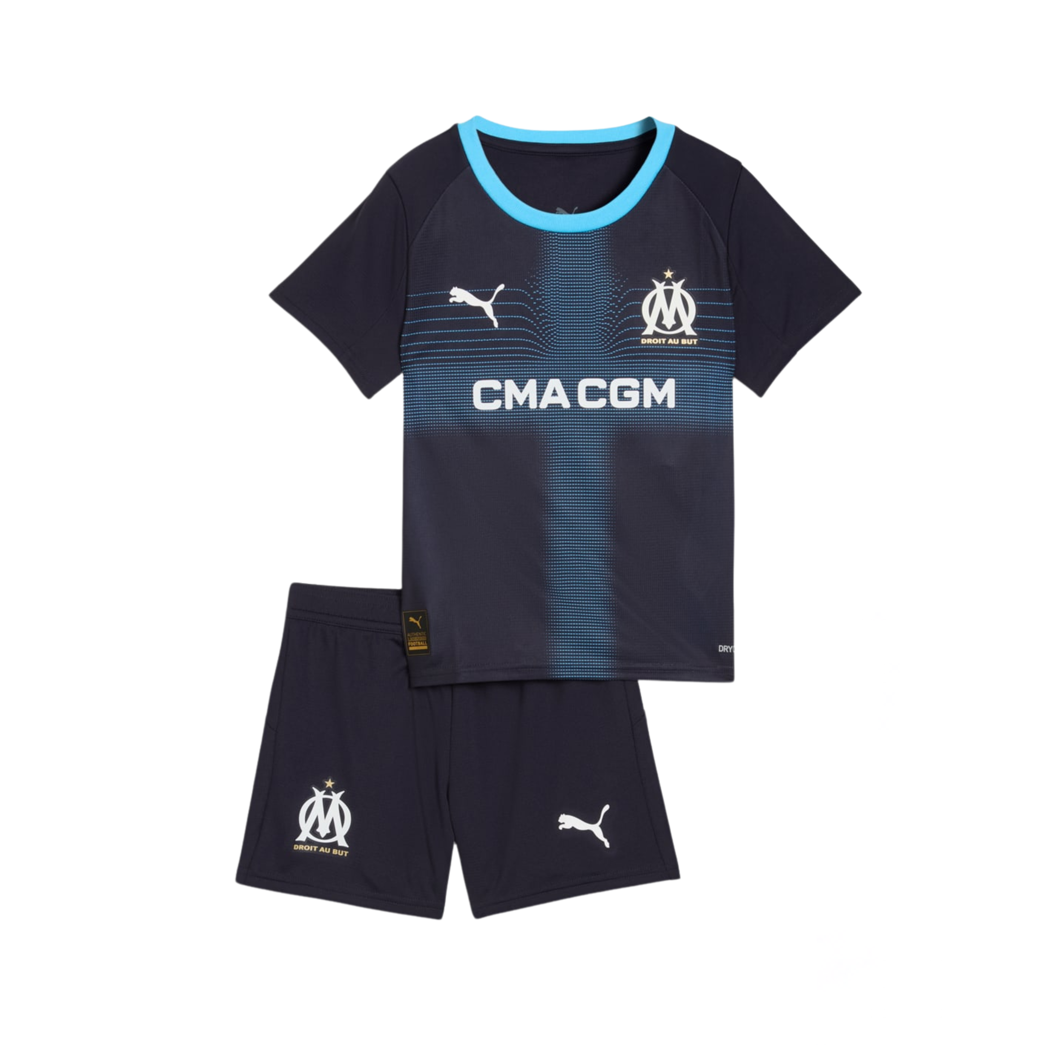 Marseille Away kids kit 2025/26