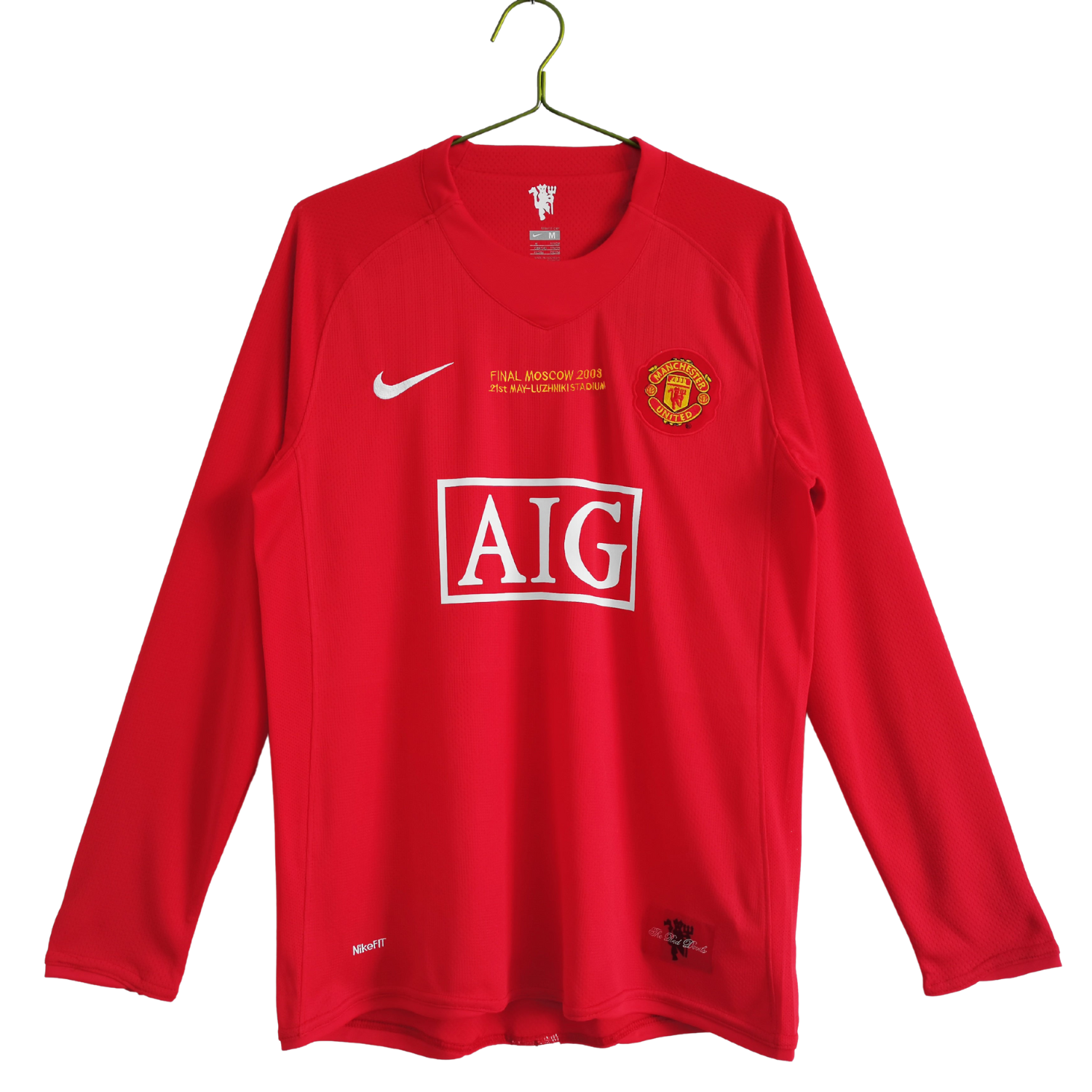 Manchester United Home Long Sleeve 2007/08
